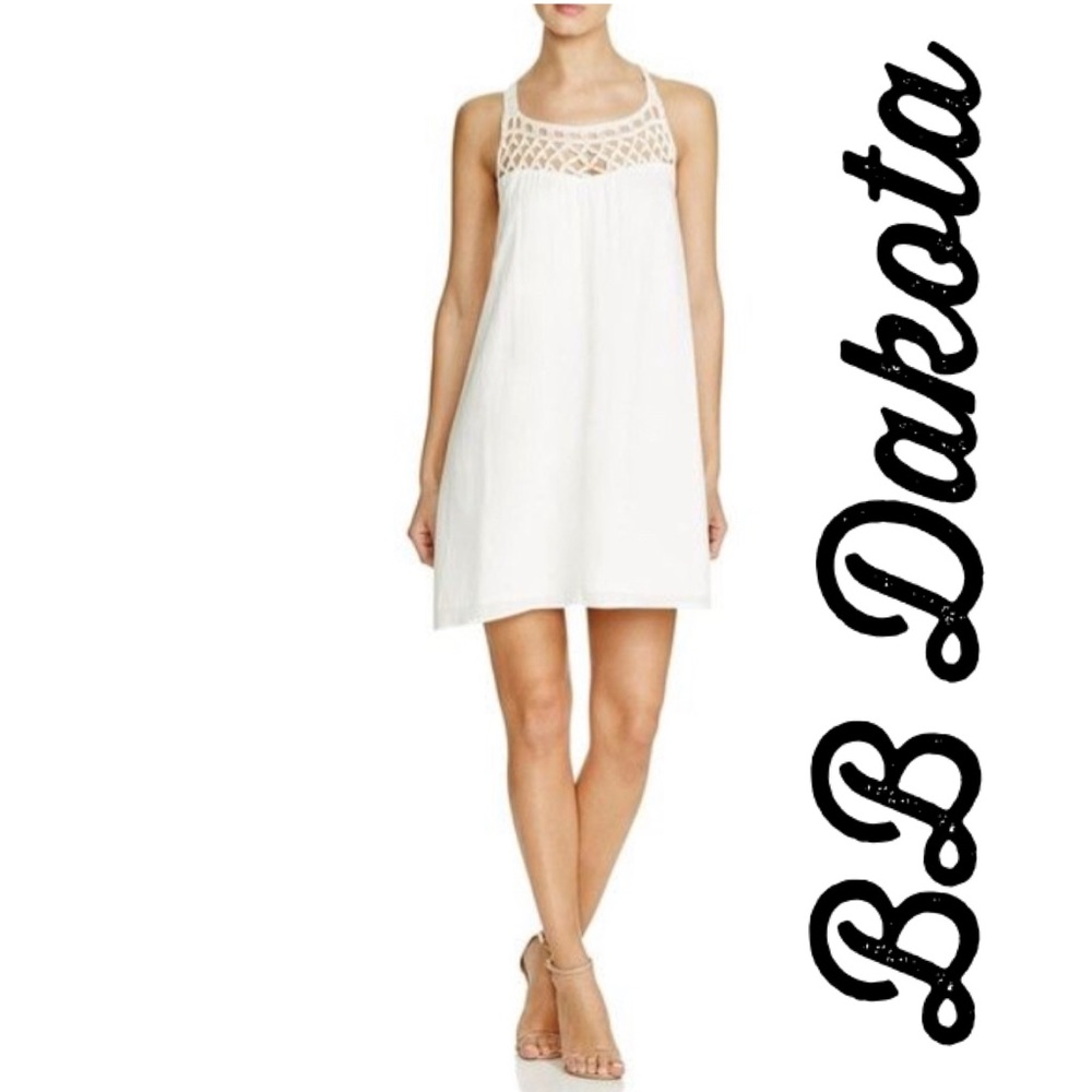 NWT BB Dakota ‘May’ Crotchet Yoke swing dress XS